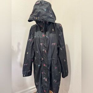 Joules “Right as Rain” Adorable Dog Print Rain Jacket